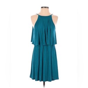 American eagle teal women’s dress size small - tiered dress casual